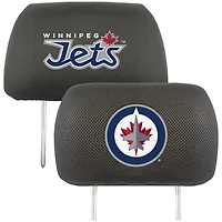 Logo Brands  Winnipeg Jets Car Head Rest Cover
