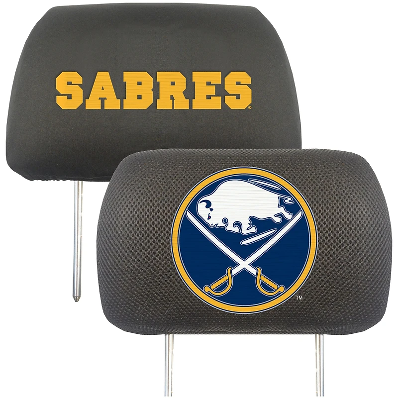 Logo Brands  Buffalo Sabres Car Head Rest Cover