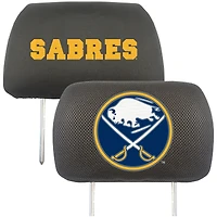 Logo Brands  Buffalo Sabres Car Head Rest Cover
