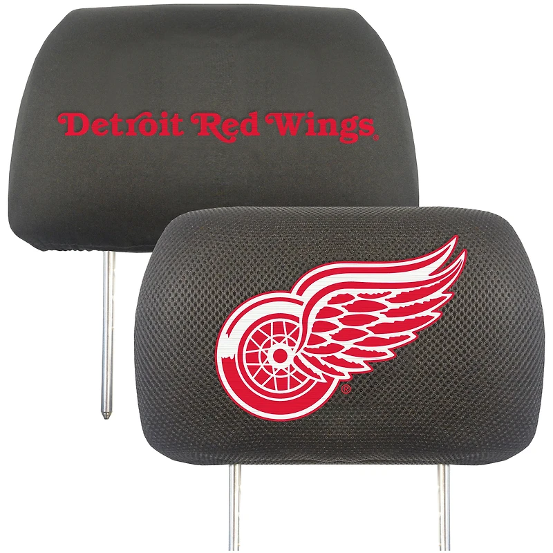 Logo Brands  Detroit Red Wings Car Head Rest Cover
