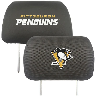 Logo Brands  Pittsburgh Penguins Car Head Rest Cover