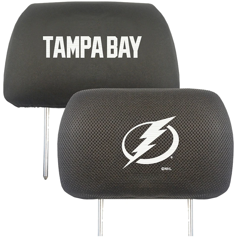 Logo Brands  Tampa Bay Lightning Car Head Rest Cover