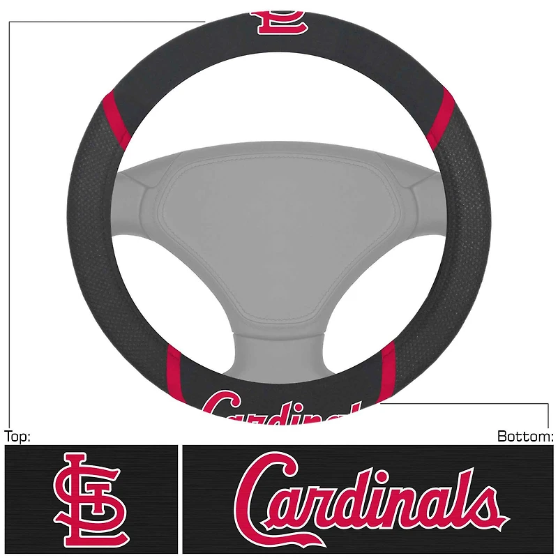 Logo Brands  St. Louis Cardinals Steering Wheel Cover