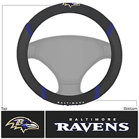 Logo Brands  Baltimore Ravens Steering Wheel Cover