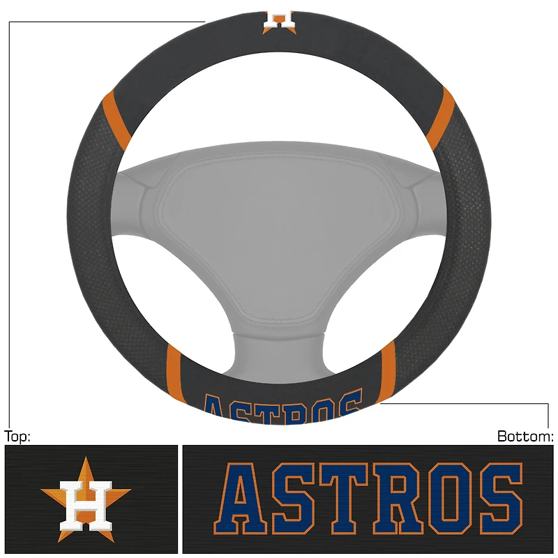 Logo Brands Houston Astros Steering Wheel Cover