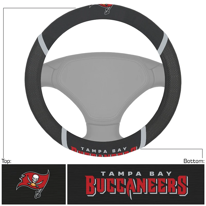 Logo Brands  Tampa Bay Buccaneers Steering Wheel Cover