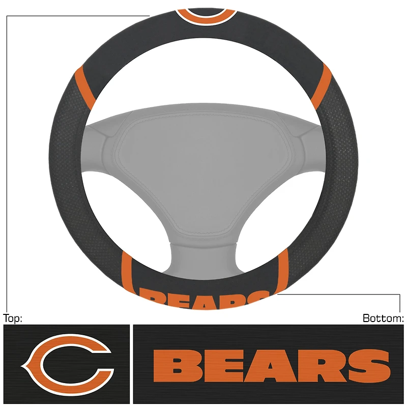 Logo Brands  Chicago Bears Steering Wheel Cover