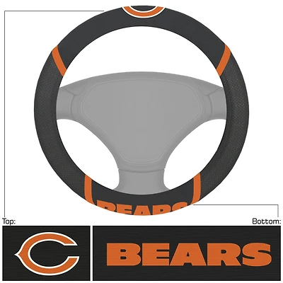 Logo Brands  Chicago Bears Steering Wheel Cover