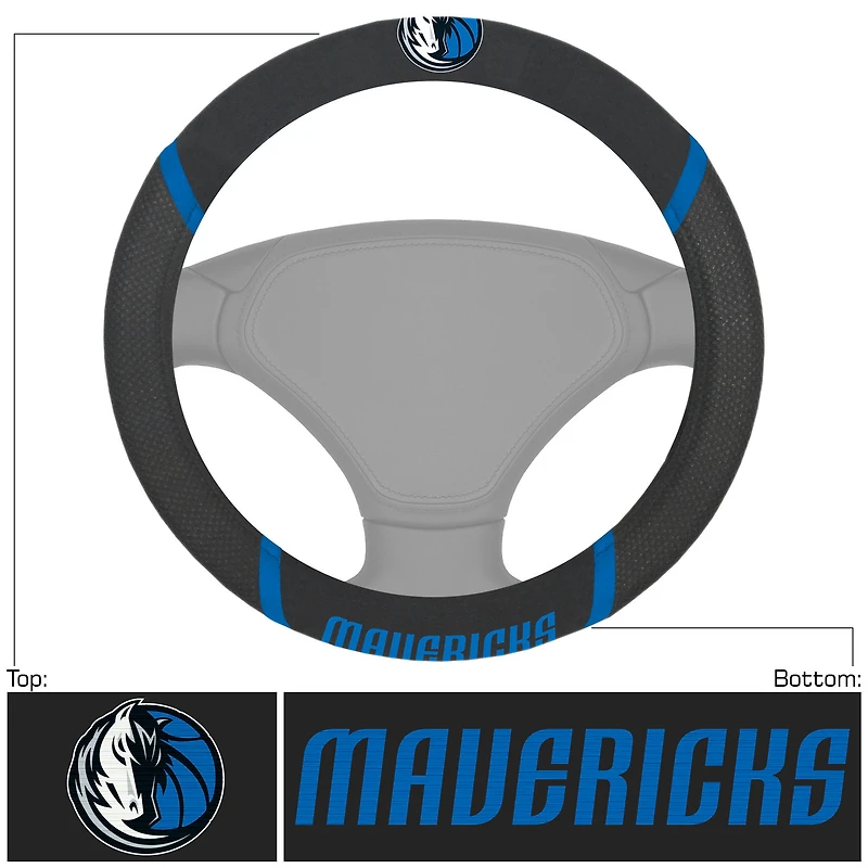 Logo Brands Dallas Mavericks Steering Wheel Cover