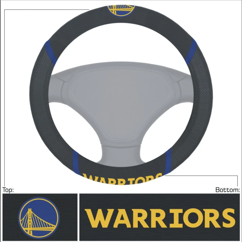 Golden State Warriors Steering Wheel Cover