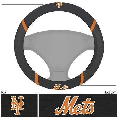 Logo Brands New York Mets Steering Wheel Cover