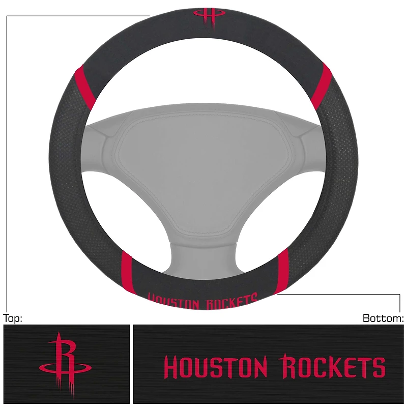 Logo Brands Houston Rockets Steering Wheel Cover
