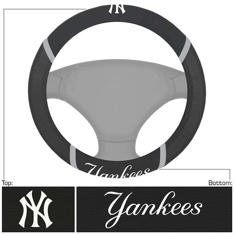 Logo Brands New York Yankees Steering Wheel Cover