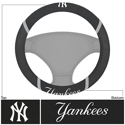 Logo Brands  New York Yankees Steering Wheel Cover