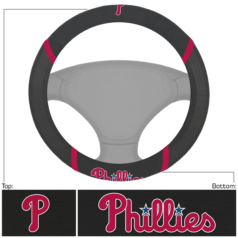 Logo Brands  Philadelphia Phillies Steering Wheel Cover