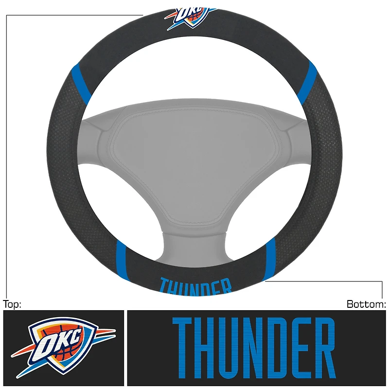 Logo Brands  Oklahoma City Thunder Steering Wheel Cover
