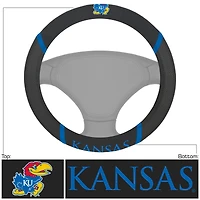 Logo Brands  Kansas Jayhawks Steering Wheel Cover