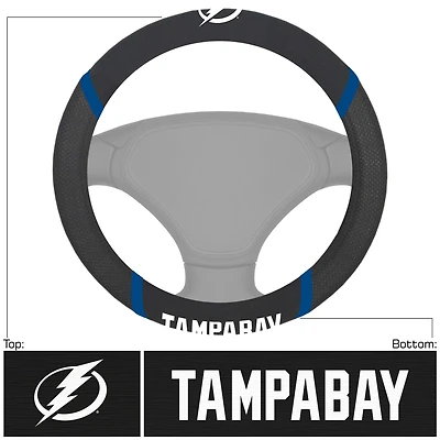 Logo Brands  Tampa Bay Lightning Steering Wheel Cover