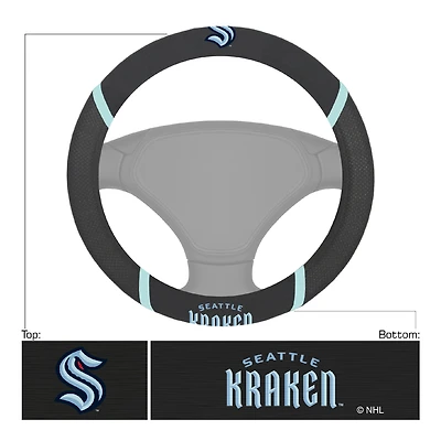 Logo Brands  Seattle Kraken Steering Wheel Cover