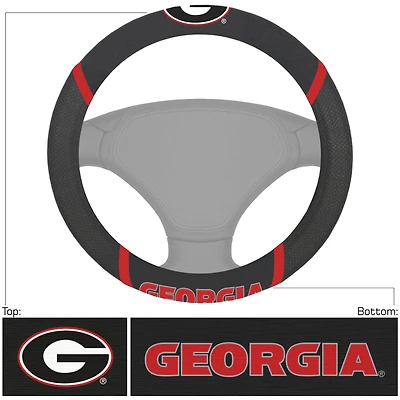 Logo Brands  Georgia Bulldogs Steering Wheel Cover