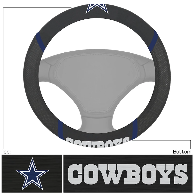 Logo Brands  Dallas Cowboys Steering Wheel Cover