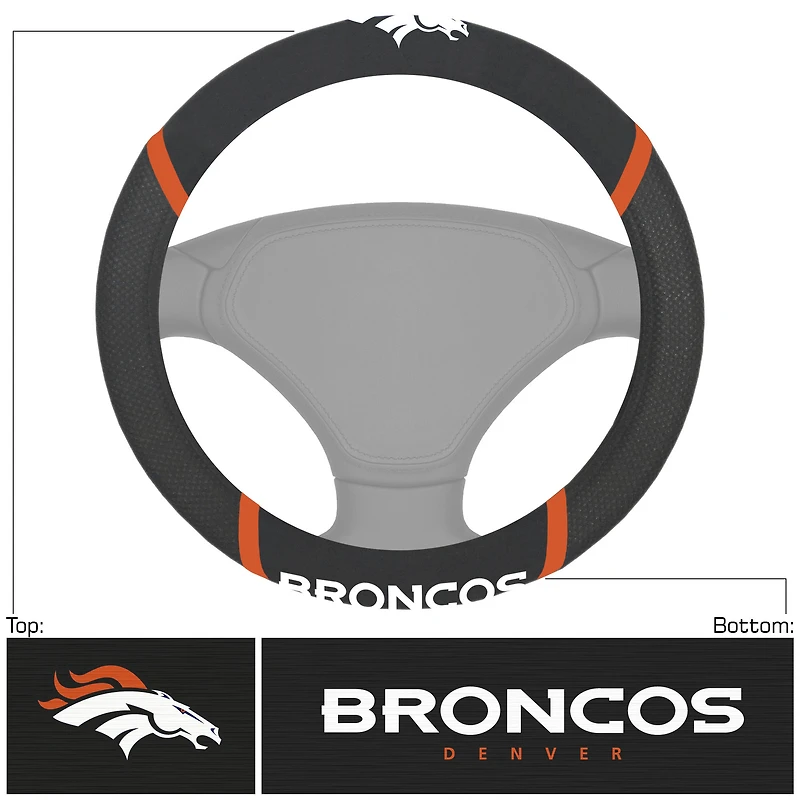 Logo Brands  Denver Broncos Steering Wheel Cover