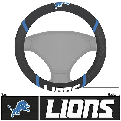 Logo Brands  Detroit Lions Steering Wheel Cover
