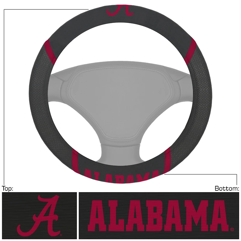 Logo Brands  Alabama Crimson Tide Steering Wheel Cover