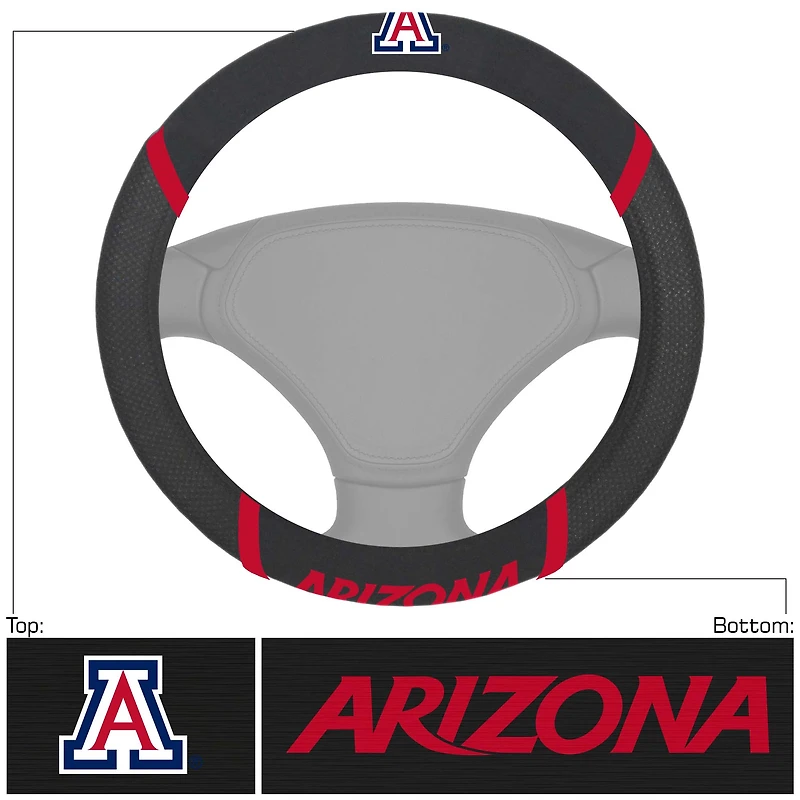Logo Brands  Arizona Wildcats Steering Wheel Cover