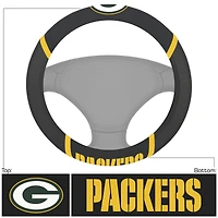 Logo Brands  Green Bay Packers Steering Wheel Cover