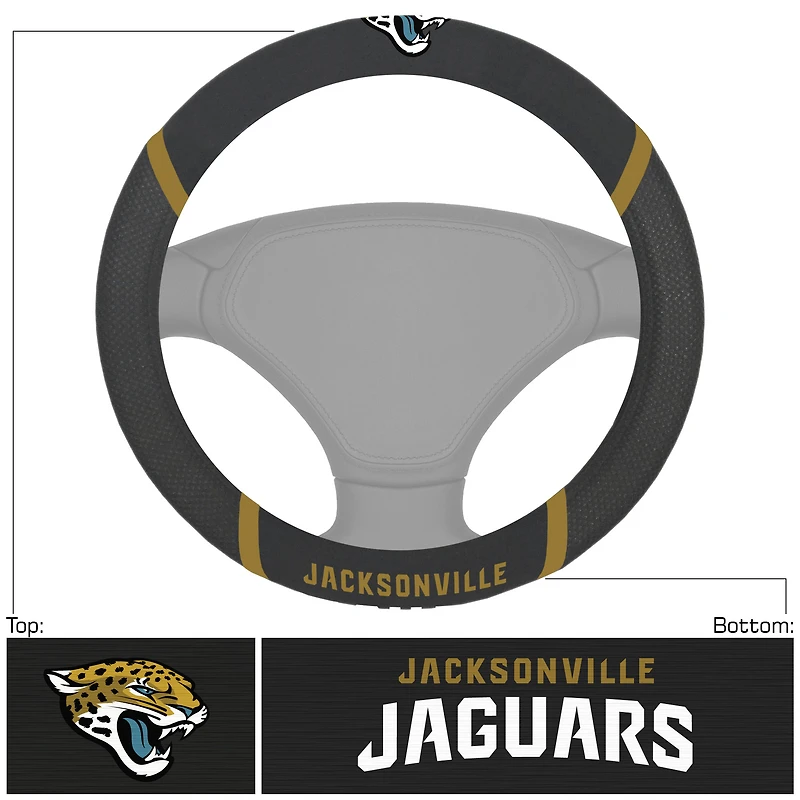 Logo Brands  Jacksonville Jaguars Steering Wheel Cover