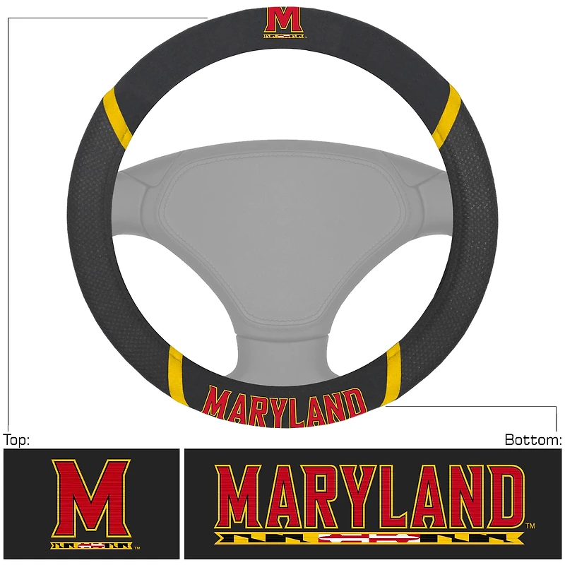 Logo Brands Maryland Terrapins Steering Wheel Cover