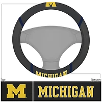 Logo Brands  Michigan Wolverines Steering Wheel Cover
