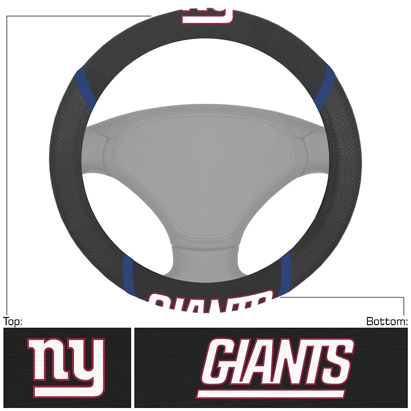 Logo Brands  New York Giants Steering Wheel Cover