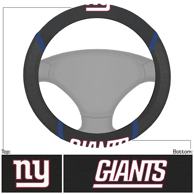 Logo Brands New York Giants Steering Wheel Cover