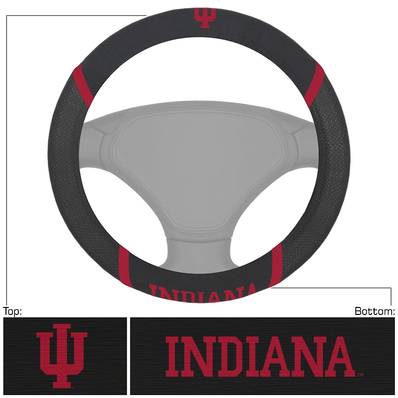 Logo Brands  Indiana Hoosiers Steering Wheel Cover
