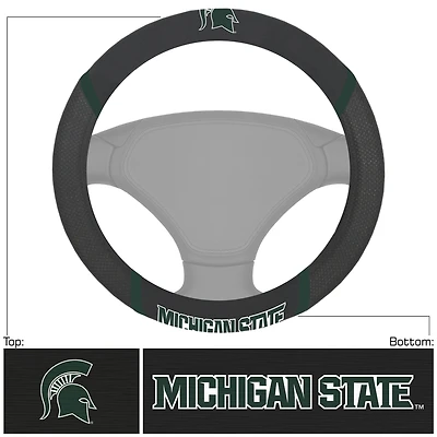 Logo Brands  Michigan State Spartans Steering Wheel Cover