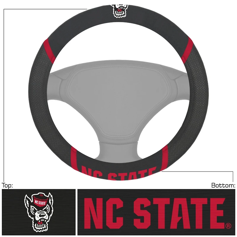 Logo Brands NC State Wolfpack Steering Wheel Cover