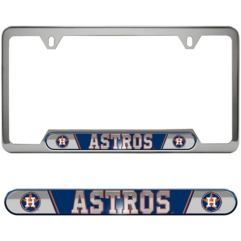 Logo Brands Houston Astros Embossed License Plate Frame