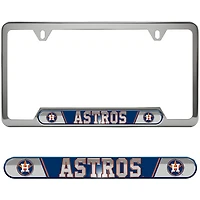Logo Brands  Houston Astros Embossed License Plate Frame