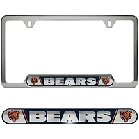 Logo Brands  Chicago Bears Embossed License Plate Frame