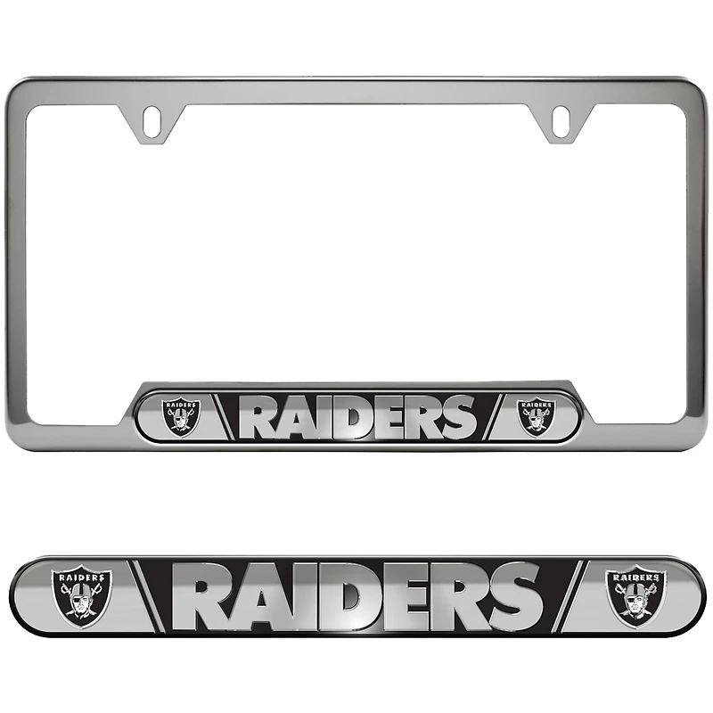 Logo Brands  Las Vegas Raiders Embossed License Plate Frame