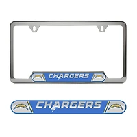Logo Brands  Los Angeles Chargers Embossed License Plate Frame