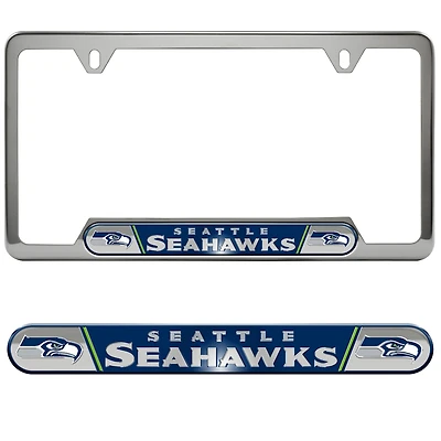 Logo Brands  Seattle Seahawks Embossed License Plate Frame