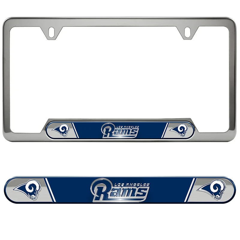 Logo Brands Los Angeles Rams Embossed License Plate Frame