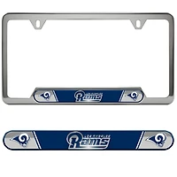 Logo Brands  Los Angeles Rams Embossed License Plate Frame