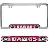 Logo Brands  Georgia Bulldogs Embossed License Plate Frame