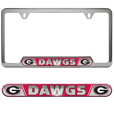 Logo Brands  Georgia Bulldogs Embossed License Plate Frame