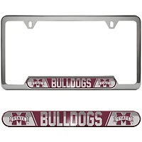 Logo Brands  Mississippi State Bulldogs Embossed License Plate Frame