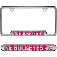 Logo Brands  Ohio State Buckeyes Embossed License Plate Frame